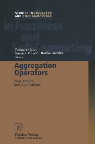 Imagen de portada: Aggregation Operators 1st edition 9783790814682