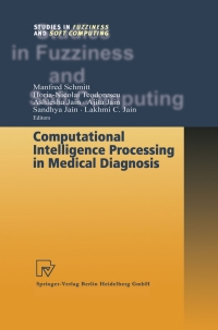 Cover image: Computational Intelligence Processing in Medical Diagnosis 1st edition 9783790814637