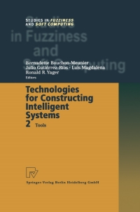 Cover image: Technologies for Constructing Intelligent Systems 2 1st edition 9783790814552