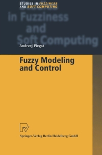 表紙画像: Fuzzy Modeling and Control 9783790813852