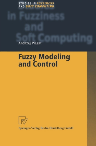Imagen de portada: Fuzzy Modeling and Control 9783790813852