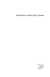 Cover image: Introduction to Neuro-Fuzzy Systems 9783790812565