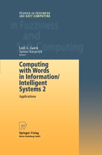Cover image: Computing with Words in Information/Intelligent Systems 2 1st edition 9783790812183