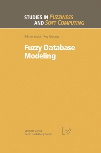 Cover image: Fuzzy Database Modeling 9783790811711