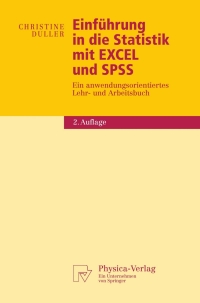 Cover image: Einführung in die Statistik mit EXCEL und SPSS 2nd edition 9783790819113