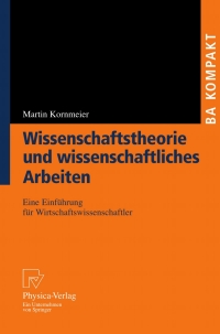 صورة الغلاف: Wissenschaftstheorie und wissenschaftliches Arbeiten 9783790819182