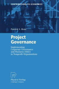 Imagen de portada: Project Governance 9783790819267