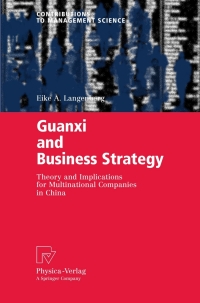 Cover image: Guanxi and Business Strategy 9783790819557