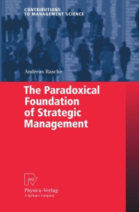 Titelbild: The Paradoxical Foundation of Strategic Management 9783790825367