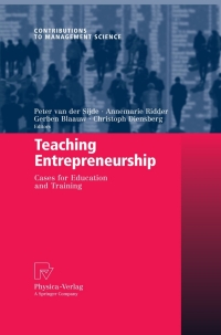 表紙画像: Teaching Entrepreneurship 1st edition 9783790820379