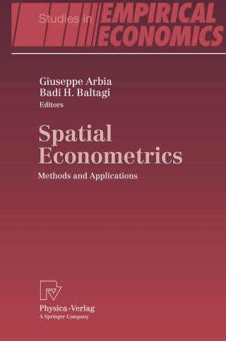 Immagine di copertina: Spatial Econometrics 1st edition 9783790820690
