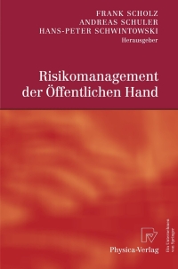 Cover image: Risikomanagement der Öffentlichen Hand 1st edition 9783790821420