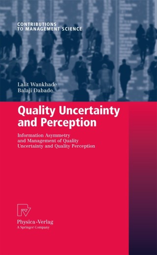 Cover image: Quality Uncertainty and Perception 9783790821949