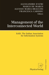 Cover image: Management of the Interconnected World 1st edition 9783790824032