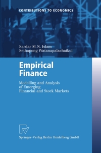 Cover image: Empirical Finance 9783790815511