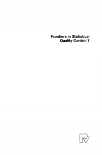 Omslagafbeelding: Frontiers in Statistical Quality Control 7 1st edition 9783790801453