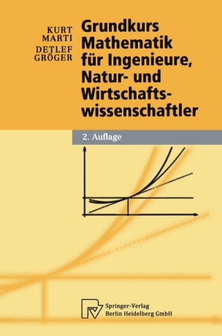 Omslagafbeelding: Grundkurs Mathematik für Ingenieure, Natur- und Wirtschaftswissenschaftler 2nd edition 9783790801002
