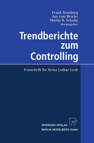 Cover image: Trendberichte zum Controlling 1st edition 9783790801620