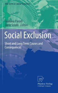 Cover image: Social Exclusion 1st edition 9783790827712