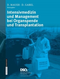 Cover image: Intensivmedizin und Management bei Organspende und Transplantation 1st edition 9783798515970