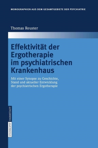 Cover image: Effektivität der Ergotherapie im psychiatrischen Krankenhaus 9783798516410
