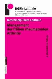 Immagine di copertina: Interdisziplinäre Leitlinie Management der frühen rheumatoiden Arthritis 2nd edition 9783798517103