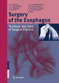 Cover image: Surgery of the Esophagus 1st edition 9783798513099