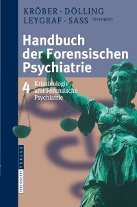 Imagen de portada: Handbuch der forensischen Psychiatrie 1st edition 9783798514485