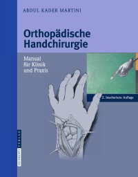 Cover image: Orthopädische Handchirurgie 2nd edition 9783798515253