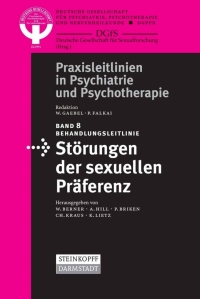 Titelbild: Behandlungsleitlinie Störungen der sexuellen Präferenz 1st edition 9783798517745
