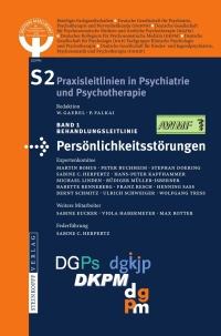 Omslagafbeelding: S2-Leitlinien für Persönlichkeitsstörungen 1st edition 9783798518537