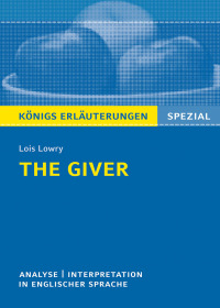 Imagen de portada: The Giver von Lois Lowry. Textanalyse und Interpretation 9783804431362