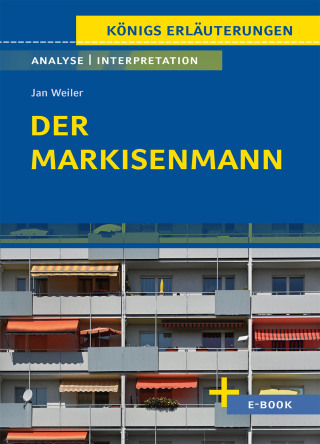 Cover image: Der Markisenmann von Jan Weiler - Textanalyse und Interpretation 1st edition 9783804431522