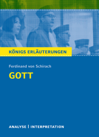 Cover image: Gott von Ferdinand von Schirach. Königs Erläuterungen 9783804470590