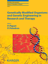 Imagen de portada: Genetically Modified Organisms and Genetic Engineering in Research and Therapy 9783805590655