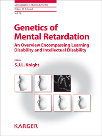 Titelbild: Genetics of Mental Retardation 9783805592802