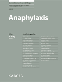 Cover image: Anaphylaxis 9783805594417