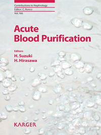 Cover image: Acute Blood Purification 9783805594783