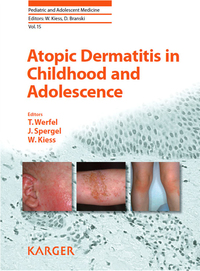 Cover image: Atopic Dermatitis in Childhood and Adolescence 9783805595704