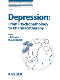 صورة الغلاف: Depression: From Psychopathology to Pharmacotherapy 9783805596053