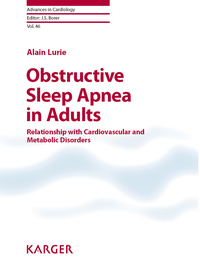 Cover image: Obstructive Sleep Apnea in Adults 9783805596459