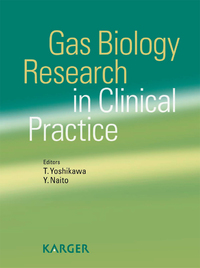 Cover image: Gas Biology Research in Clinical Practice 9783805596640