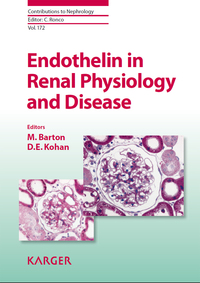 Cover image: Endothelin in Renal Physiology and Disease 9783805597944