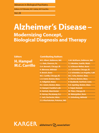 Imagen de portada: Alzheimer&apos;s Disease - Modernizing Concept, Biological Diagnosis and Therapy 1st edition 9783805598026