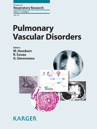 Titelbild: Pulmonary Vascular Disorders 9783805599146