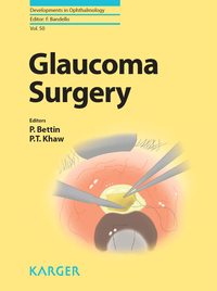 صورة الغلاف: Glaucoma Surgery 9783805599375