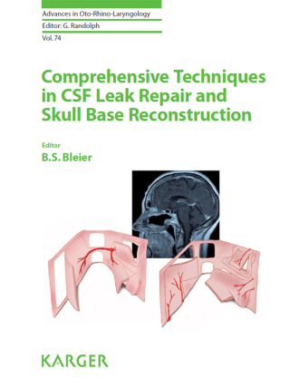 Cover image: Comprehensive Techniques in CSF Leak Repair and Skull Base Reconstruction 1st edition 9783805599528