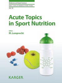 Cover image: Acute Topics in Sport Nutrition 9783805599924