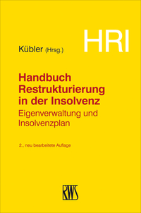 Cover image: HRI - Handbuch Restrukturierung in der Insolvenz 2nd edition