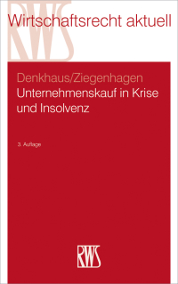 Cover image: Unternehmenskauf in Krise und Insolvenz 3rd edition